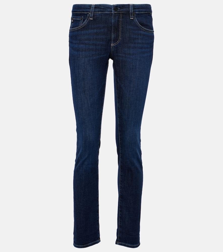 ag jeans prima mid-rise skinny jeans
