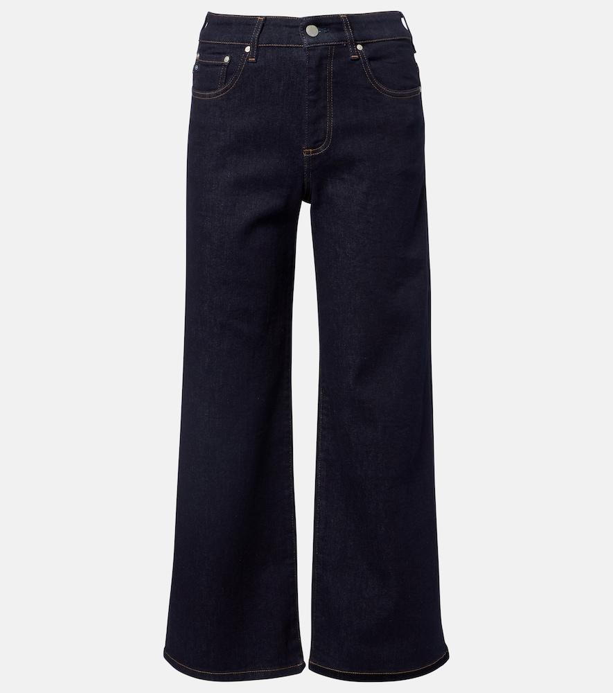 ag jeans saige cropped wide-leg jeans