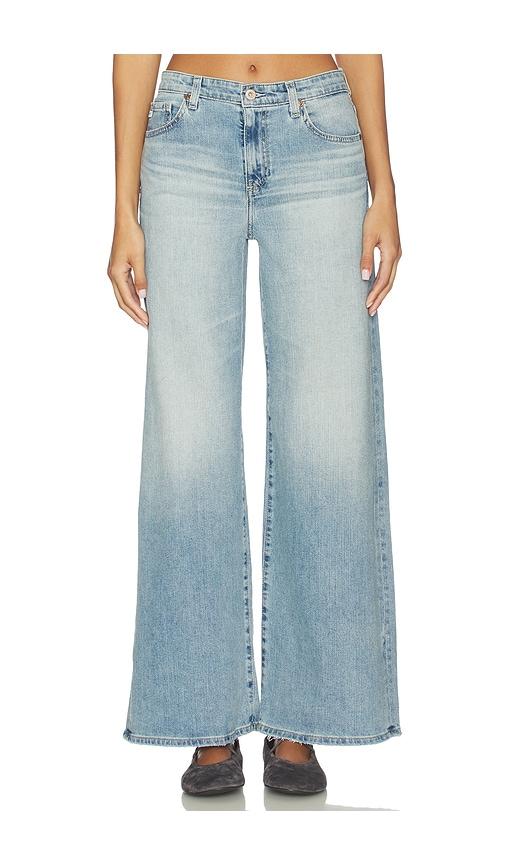 ag jeans saige wide jeans in blue. - size 24 (also in 28, 31, 32, 33)
