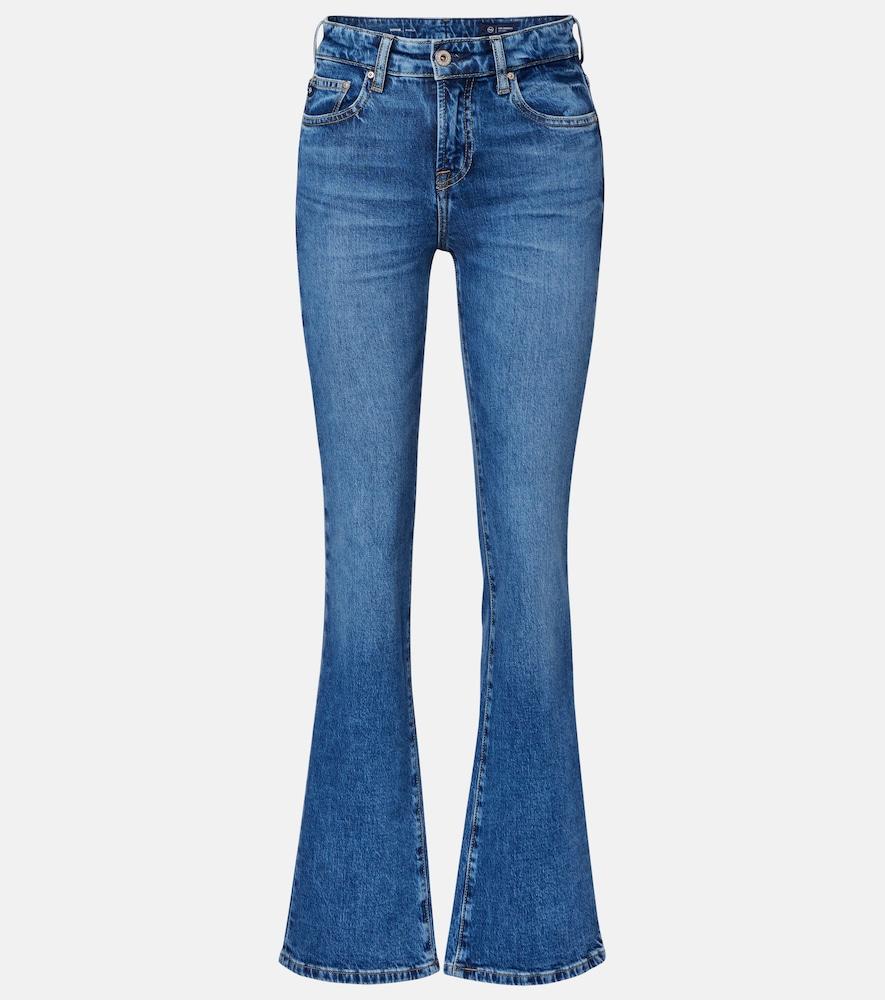 ag jeans sophie mid-rise bootcut jeans