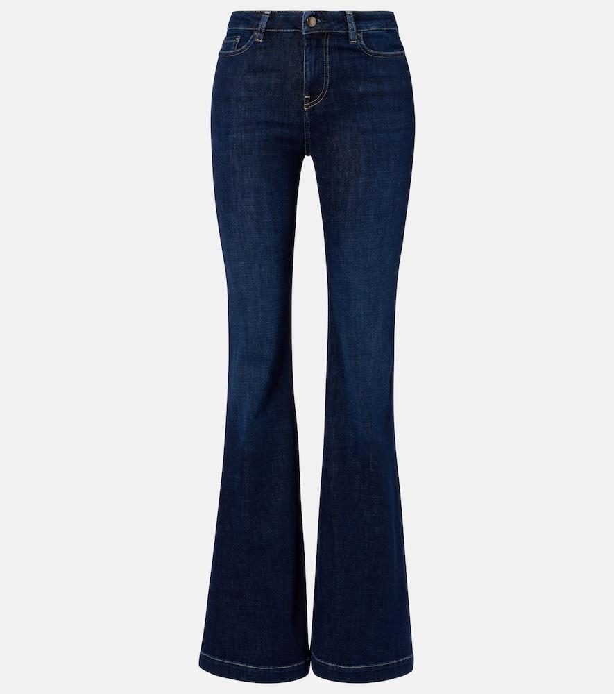 ag jeans tropea high-rise flare jeans