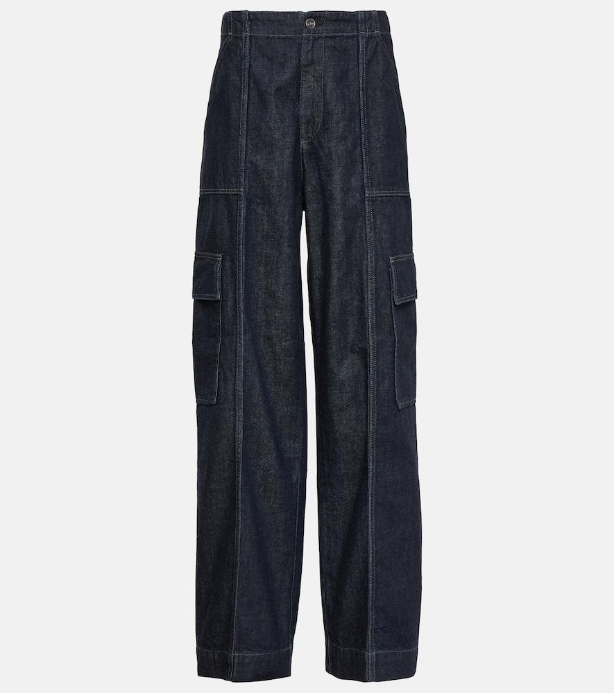 ag jeans x emrata amia high-rise cargo jeans