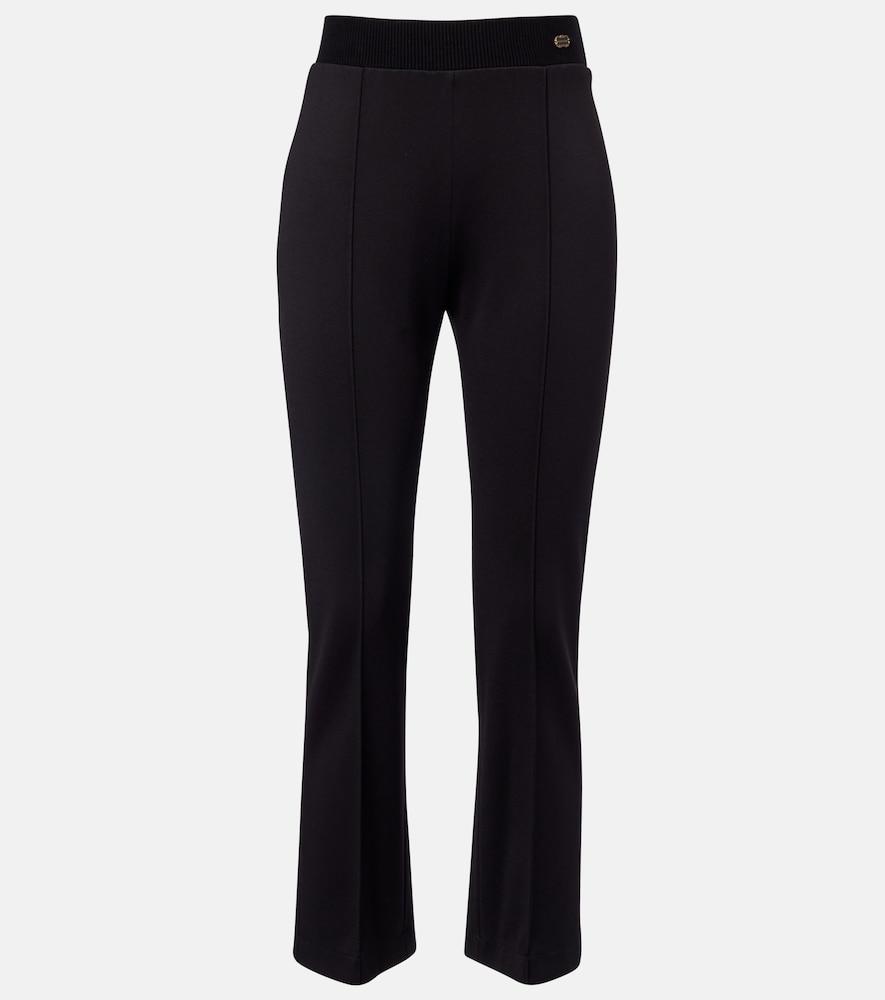 agnona jersey cropped slim pants