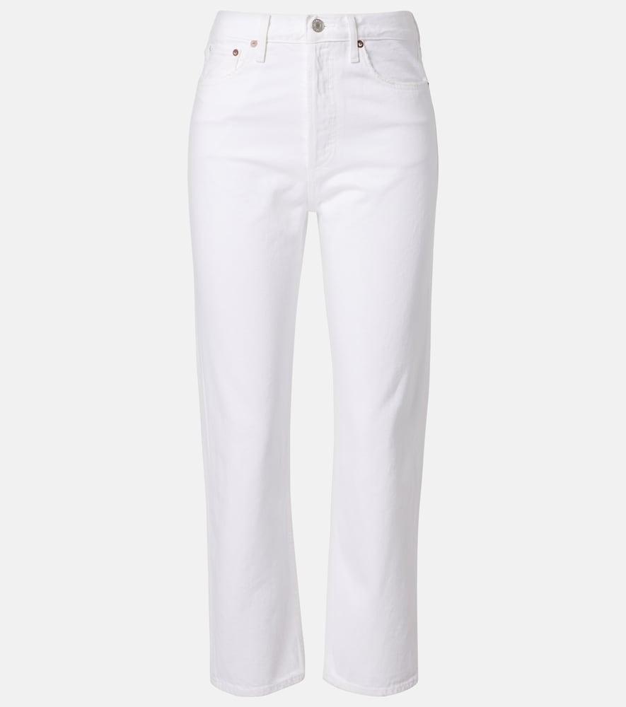 agolde 90's crop straight jeans