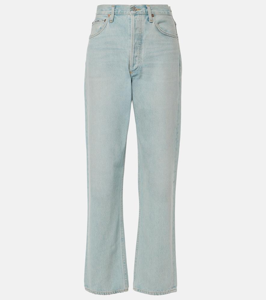 agolde 90's mid-rise straight jeans