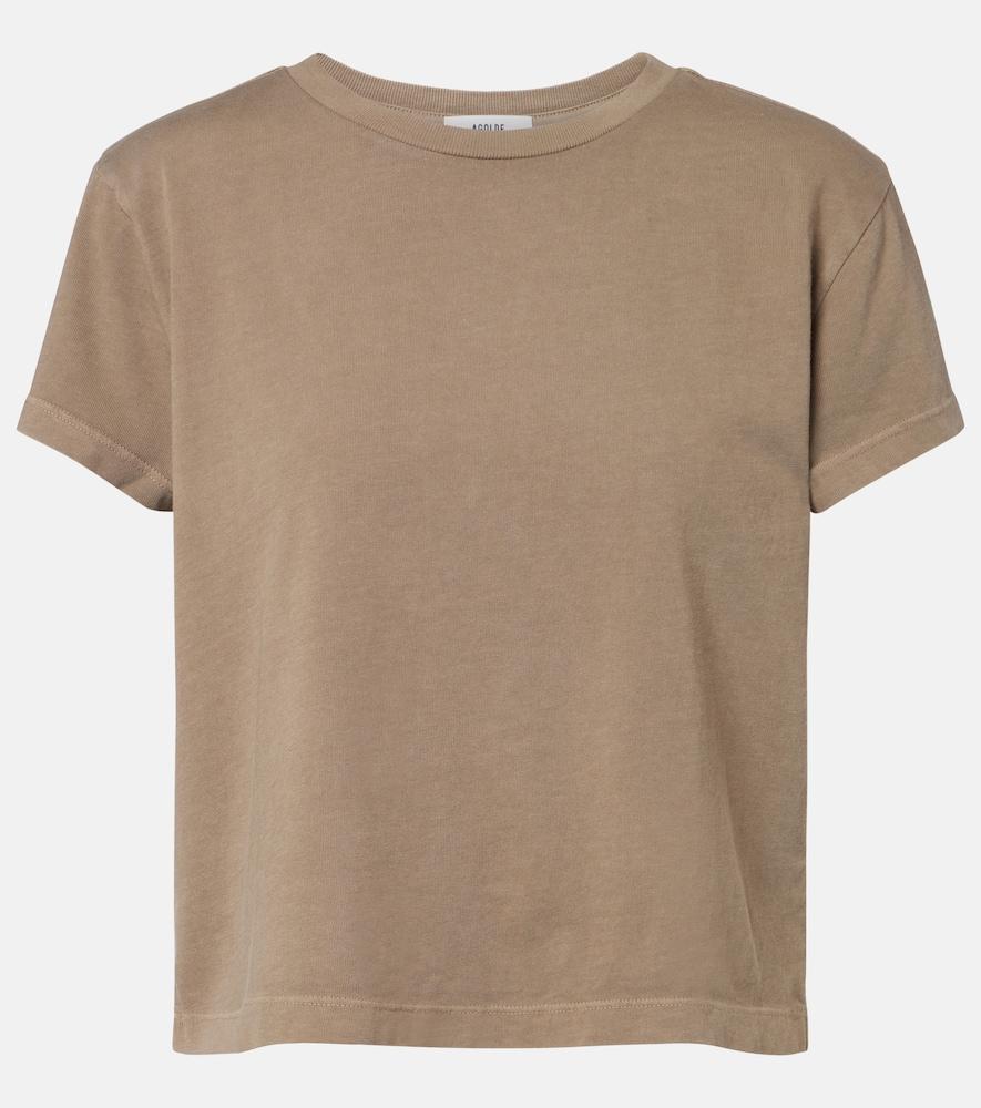 agolde adine cotton jersey t-shirt