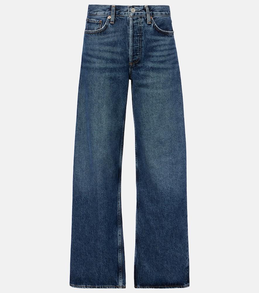 agolde arc 32" wide-leg jeans