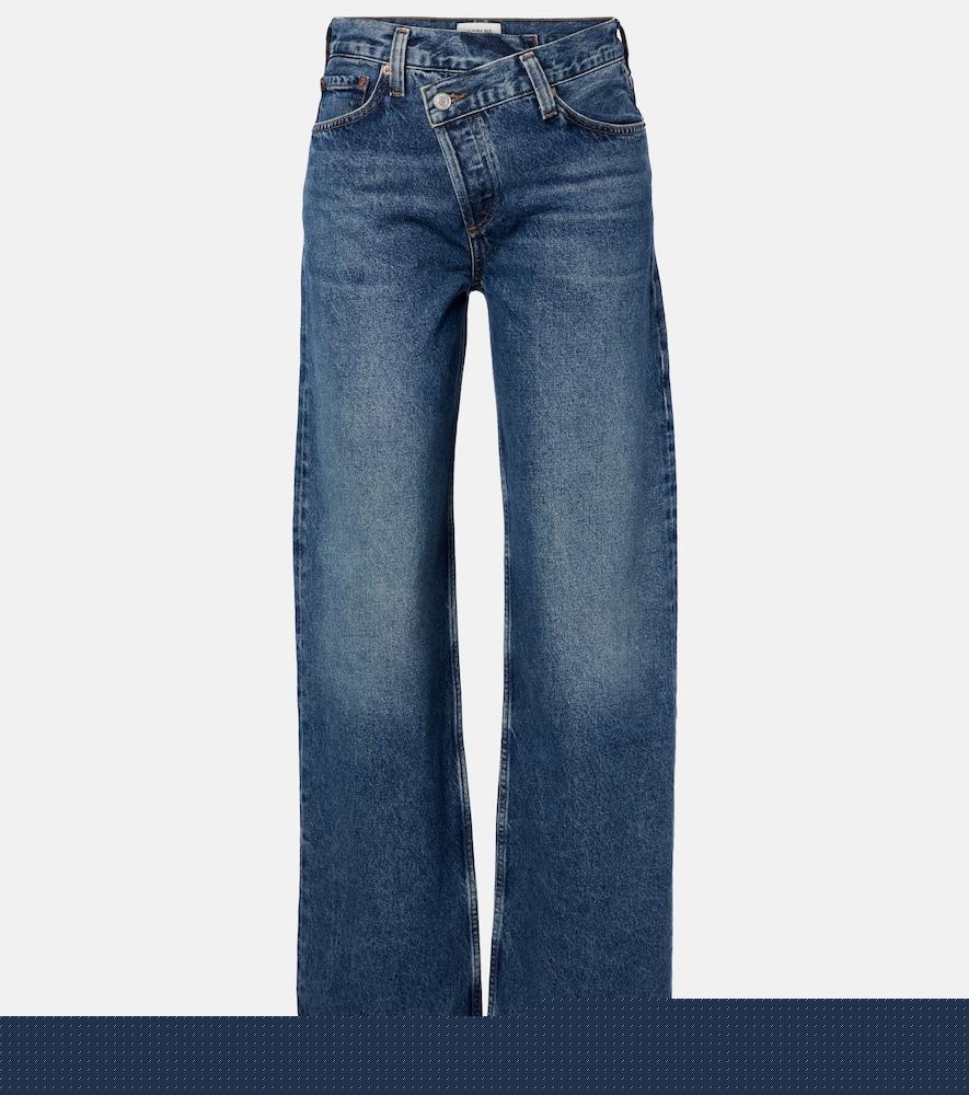agolde arc barrel-leg jeans