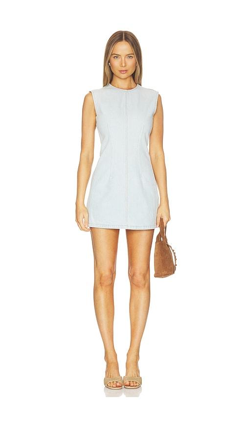 agolde barton dress in blue. - size l (also in xs, s, m, xl)