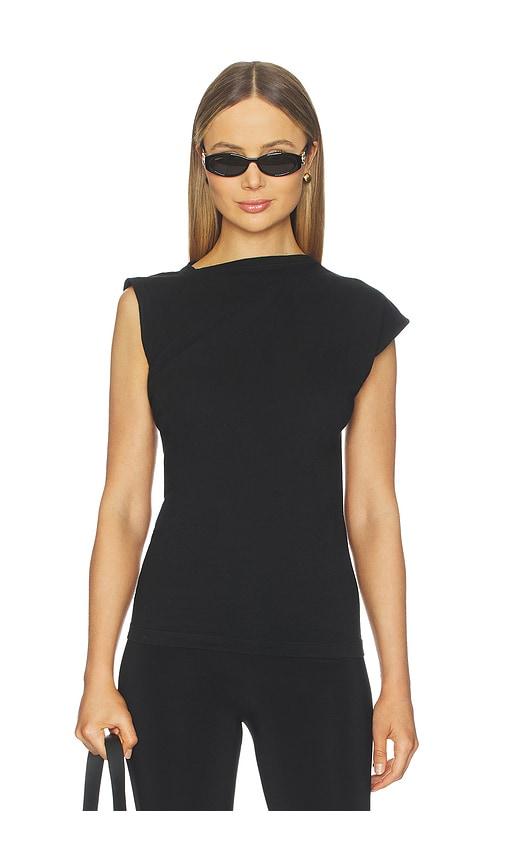 agolde beth tee shirt in black. - size m (also in s, xs)