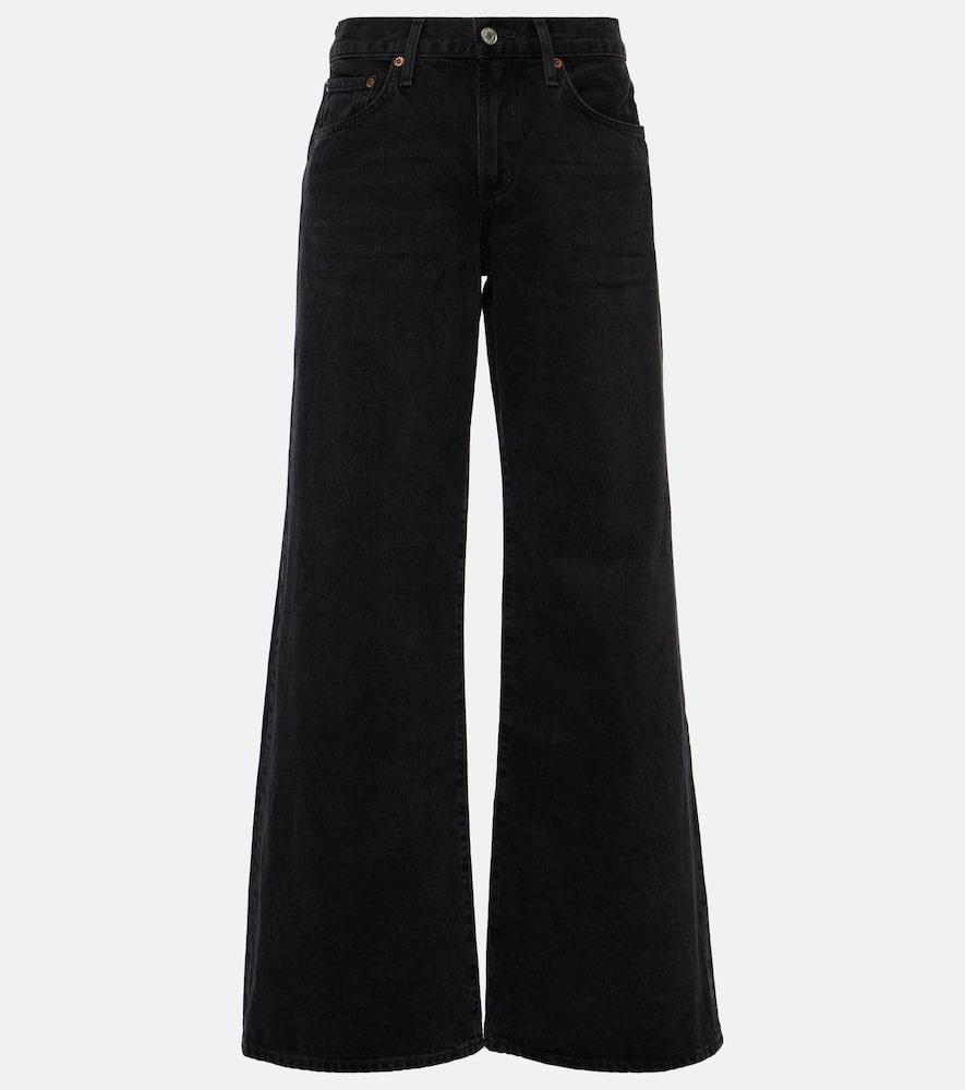 agolde clara low-rise wide-leg jeans