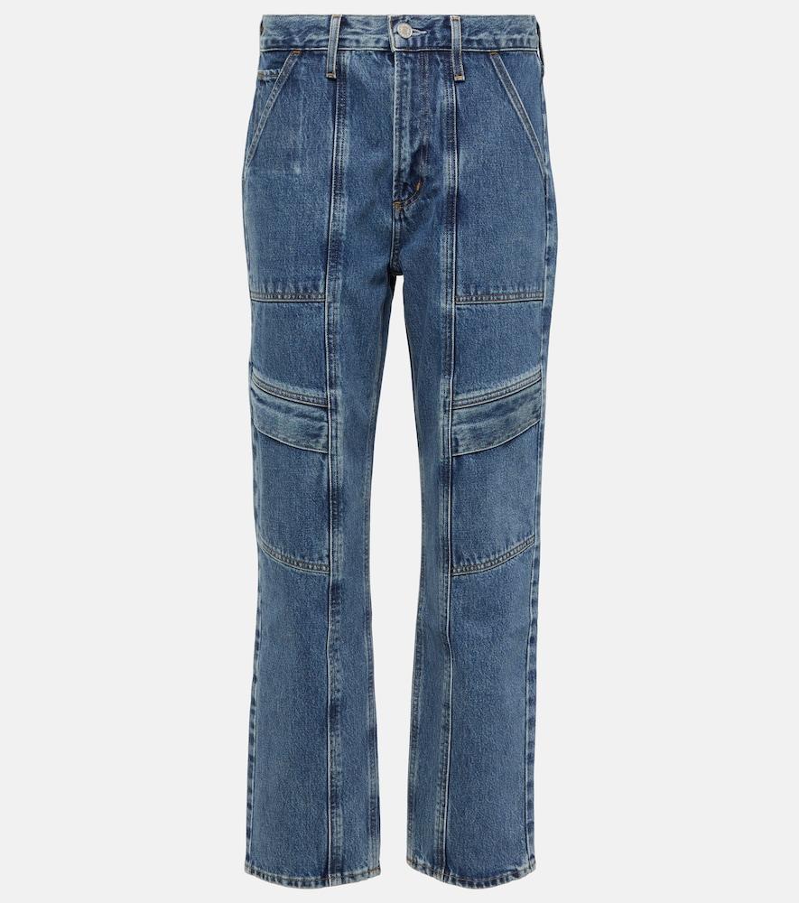 agolde cooper denim cargo pants