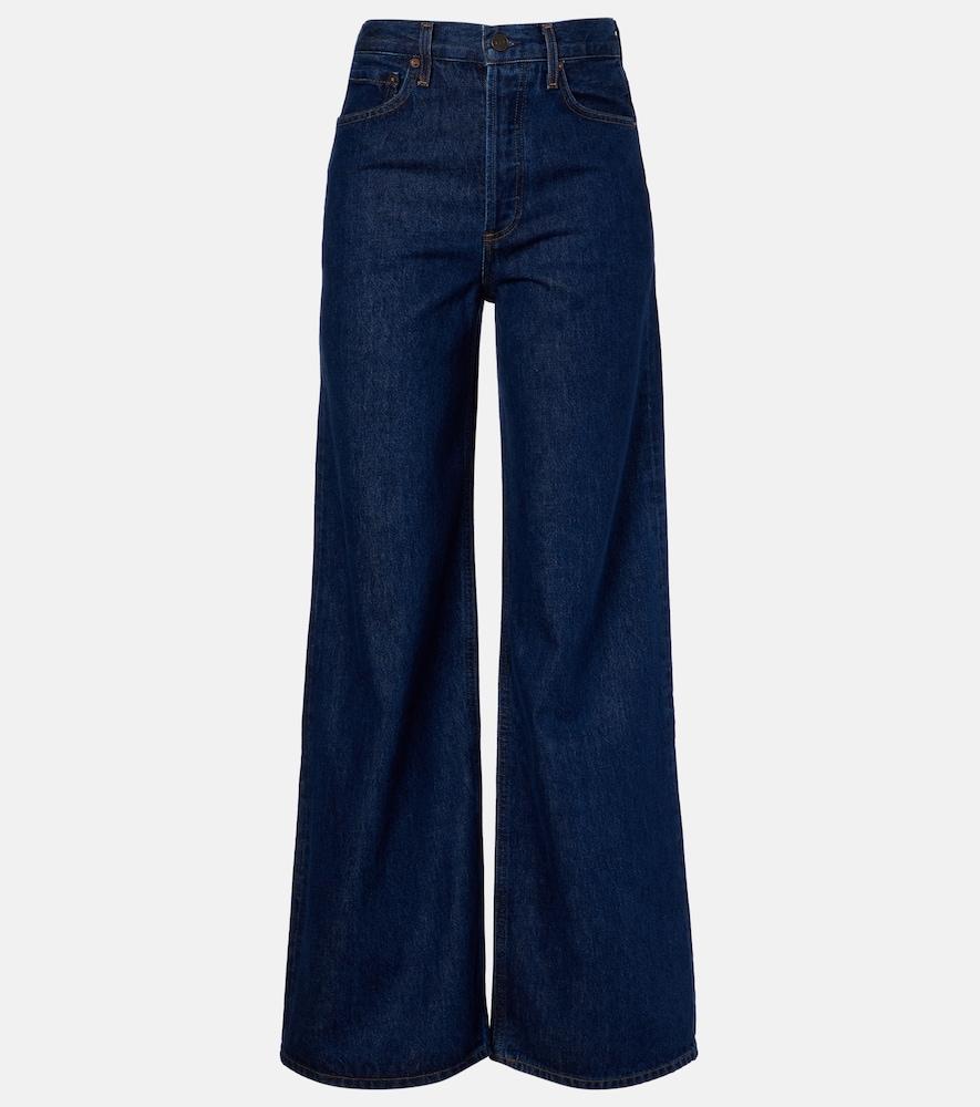 agolde dame high-rise wide-leg jeans