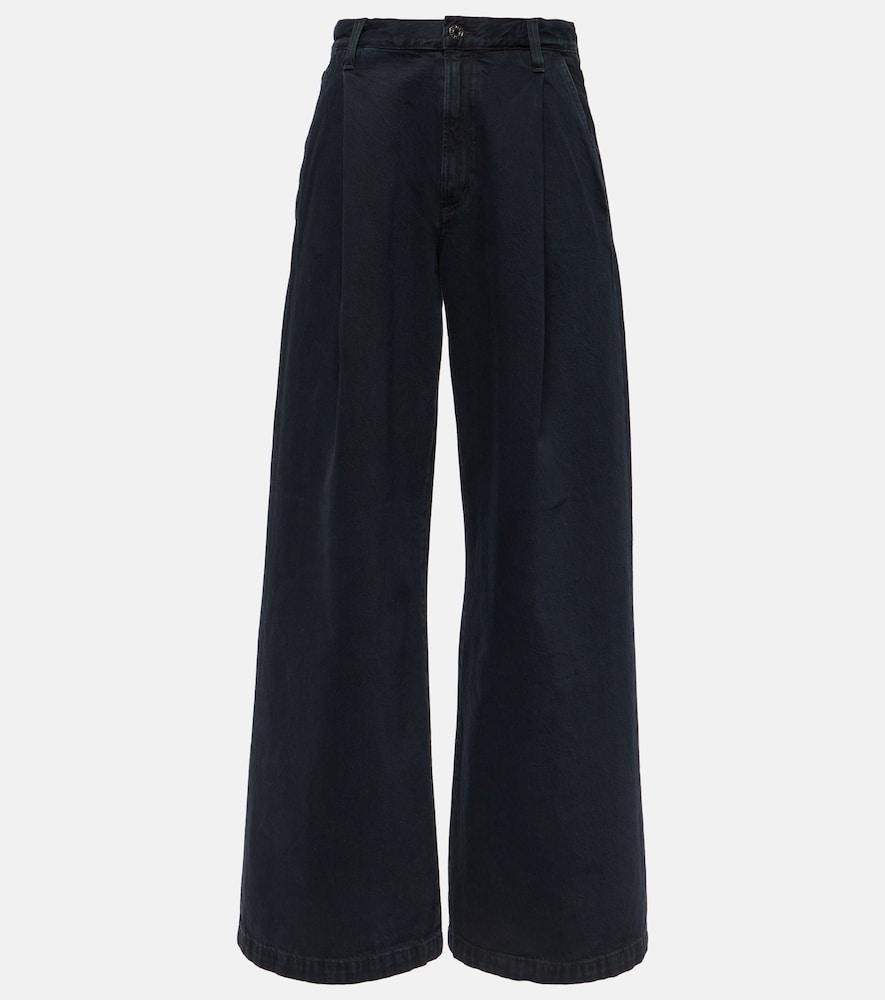 agolde ellis low-rise wide-leg jeans