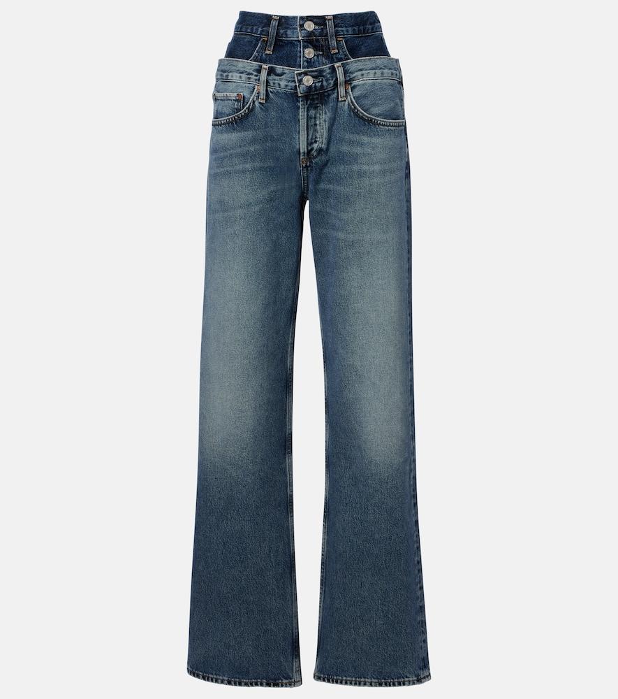 agolde elson high-rise wide-leg jeans