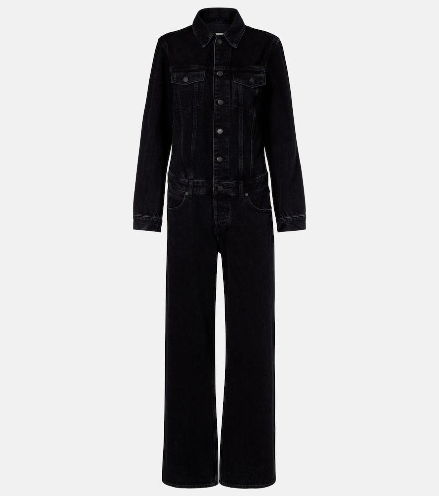 agolde esther denim jumpsuit