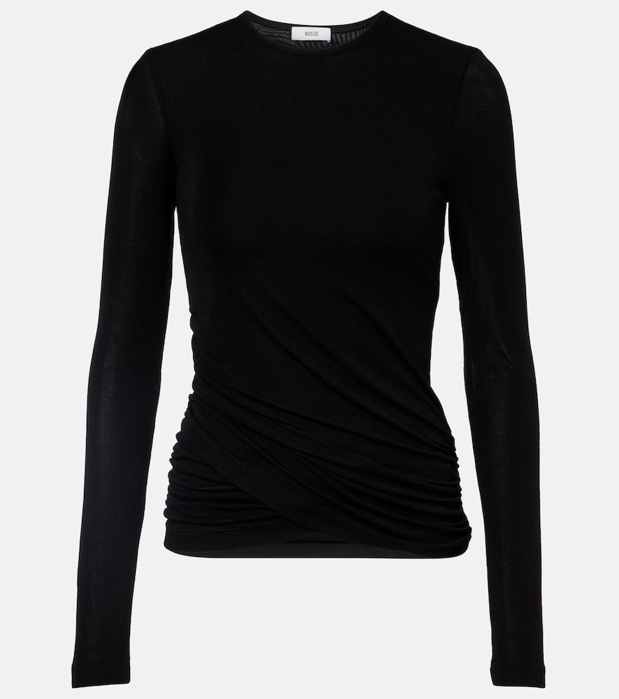 agolde eve draped t-shirt