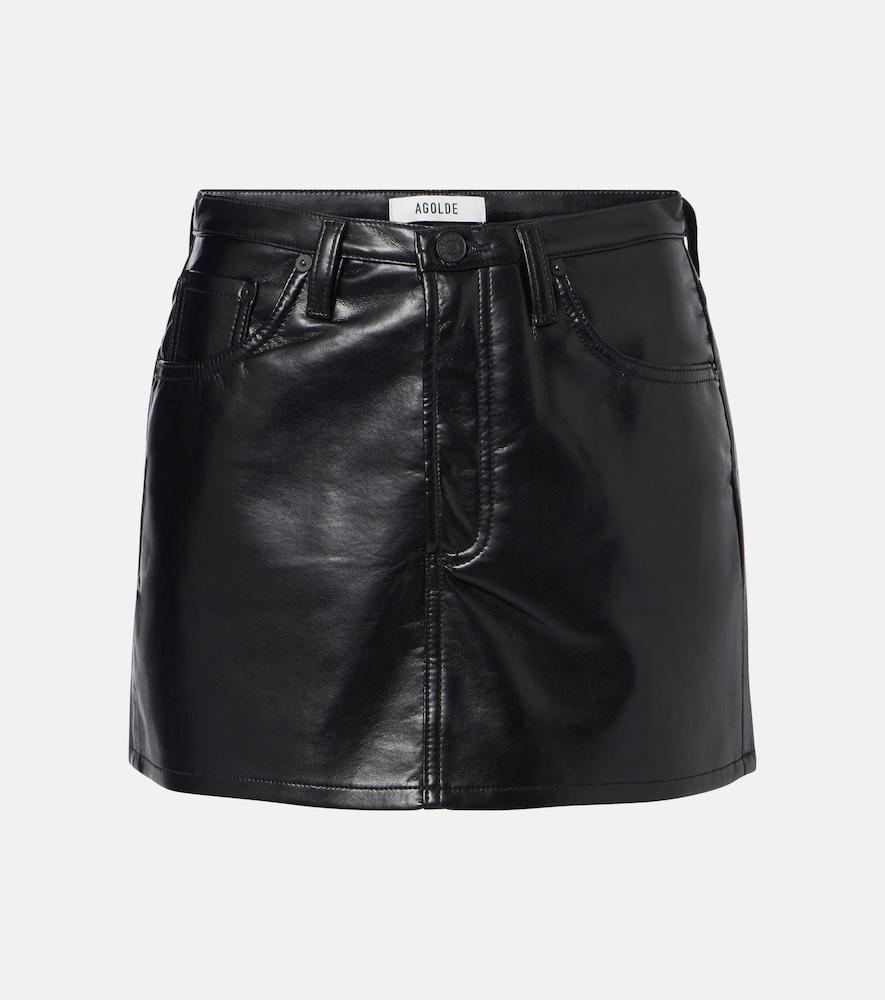 agolde keira miniskirt