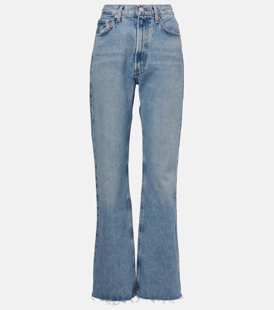 agolde leena high-rise flared jeans