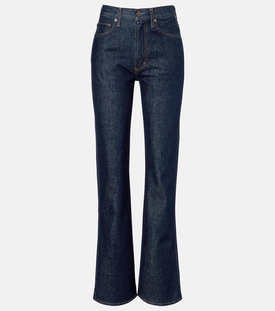 agolde leena mid-rise flared jeans