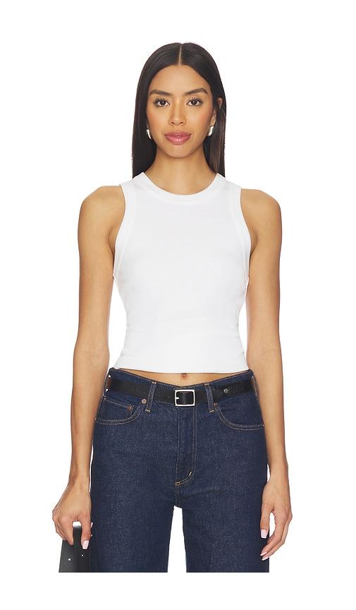 agolde leigh tank top in white. - size l (also in s, xl)