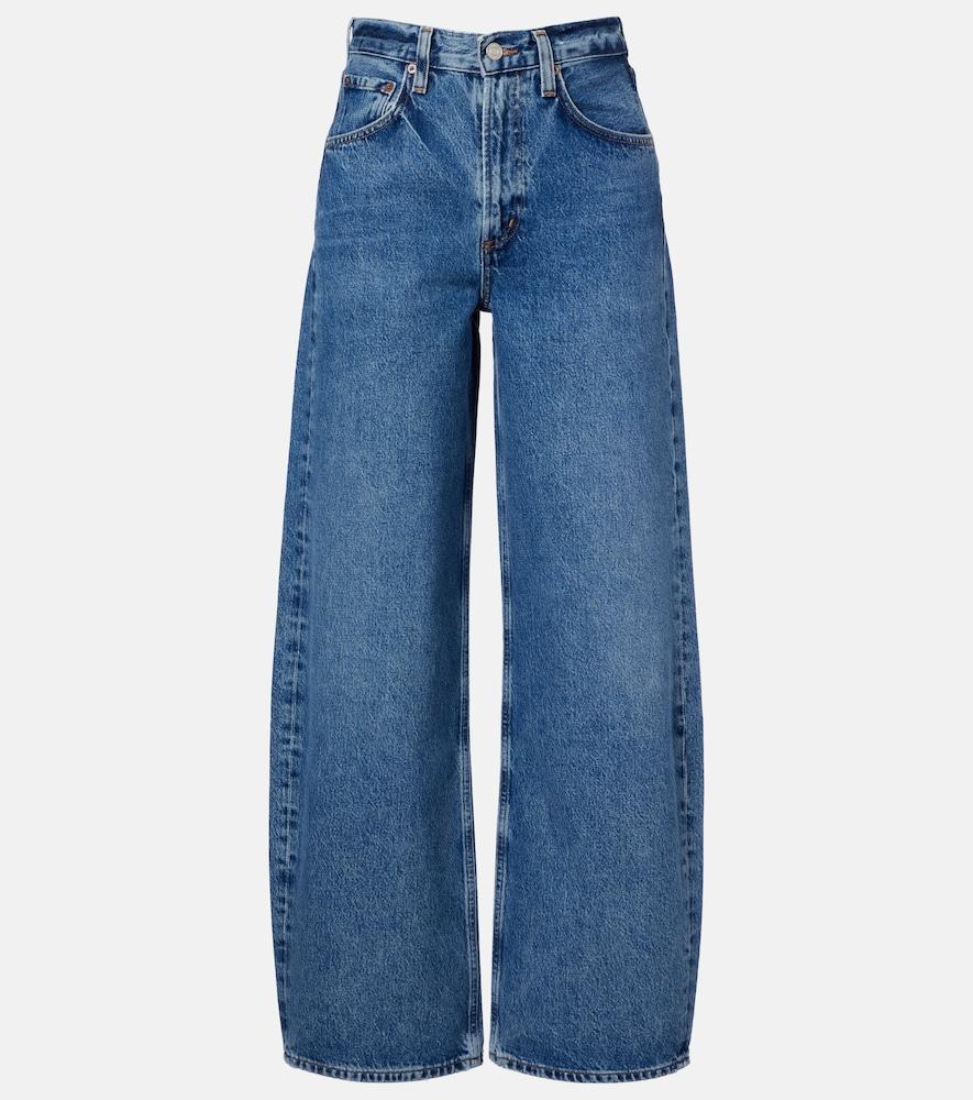 agolde low curve wide-leg jeans