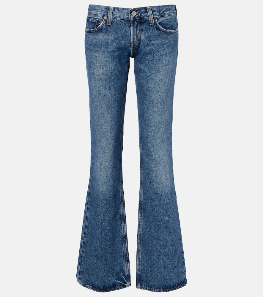 agolde low-rise bootcut jeans