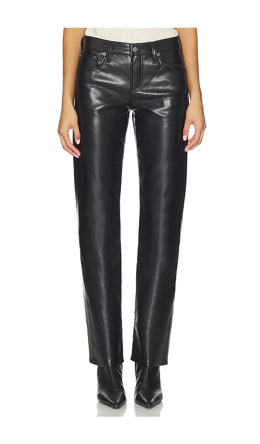 agolde low rise slim in black. - size 26 (also in 27, 28, 29)