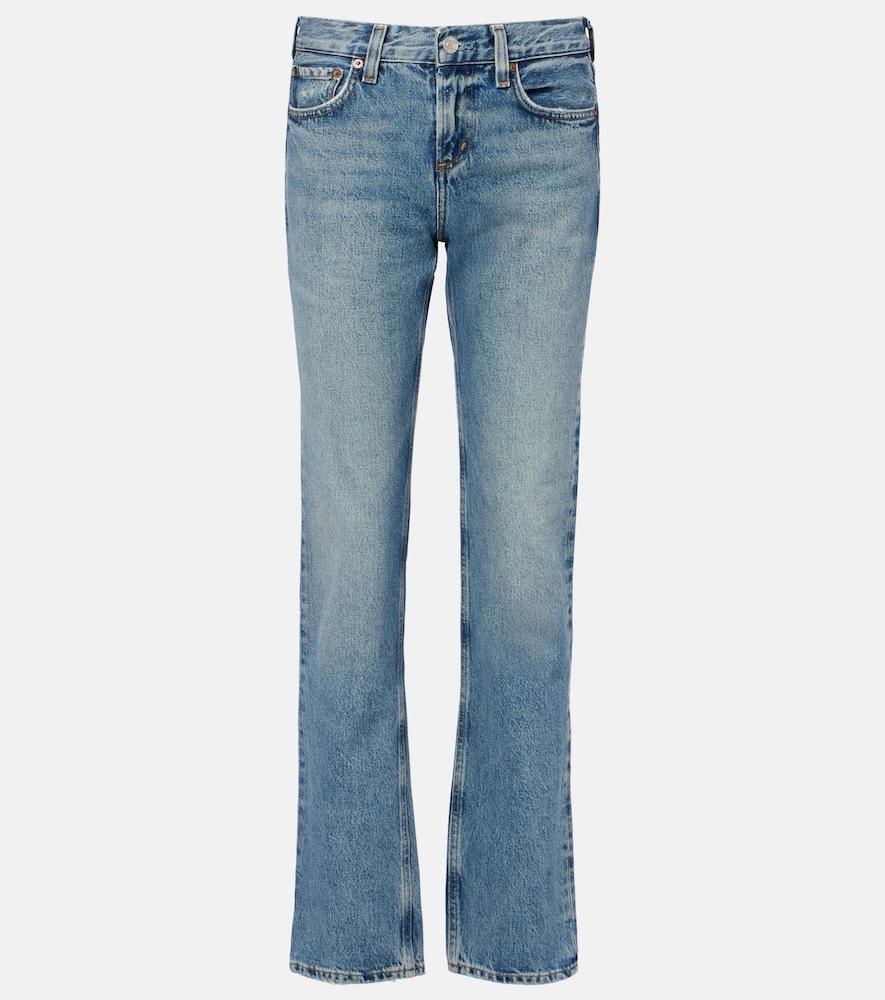 agolde low-rise slim jeans
