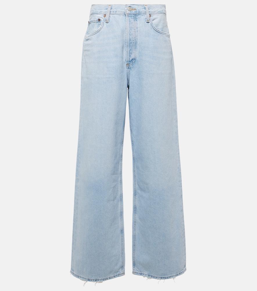 agolde low slung baggy wide-leg jeans