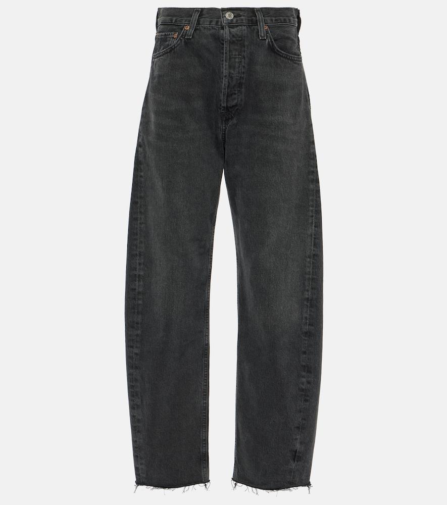 agolde luna high-rise barrel-leg jeans