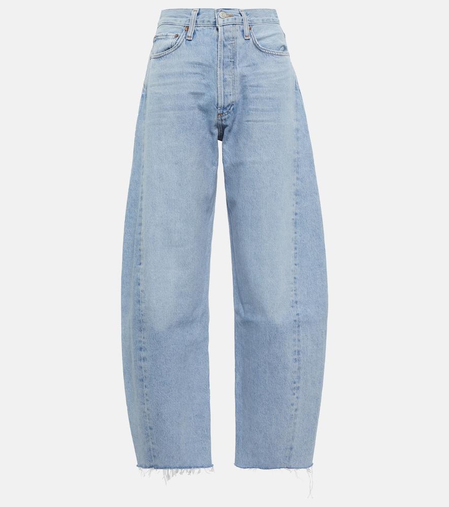 agolde luna high-rise barrel-leg jeans
