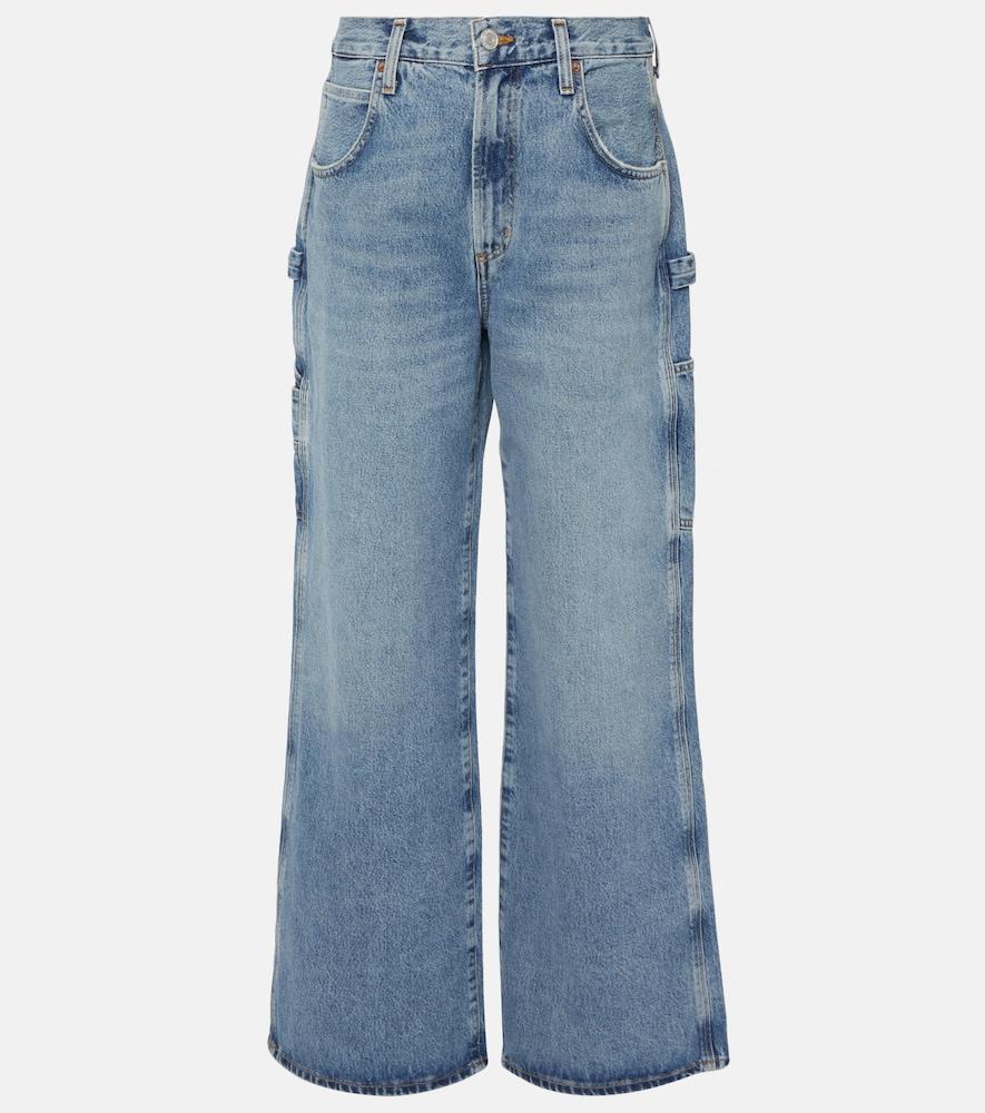 agolde magda wide-leg jeans