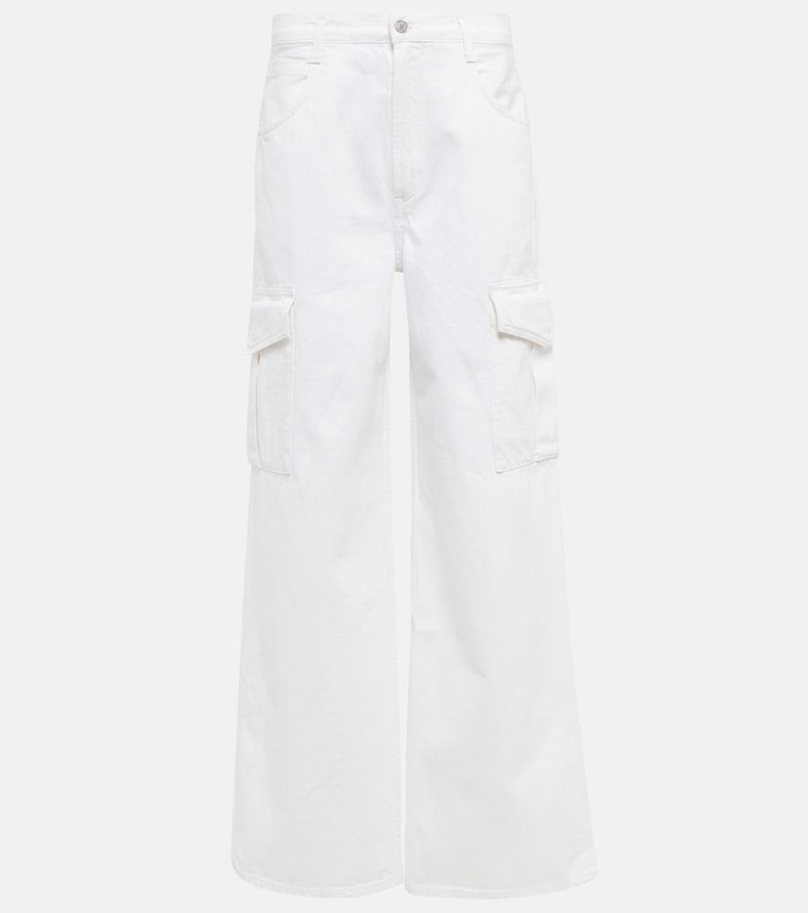 agolde minka denim cargo pants