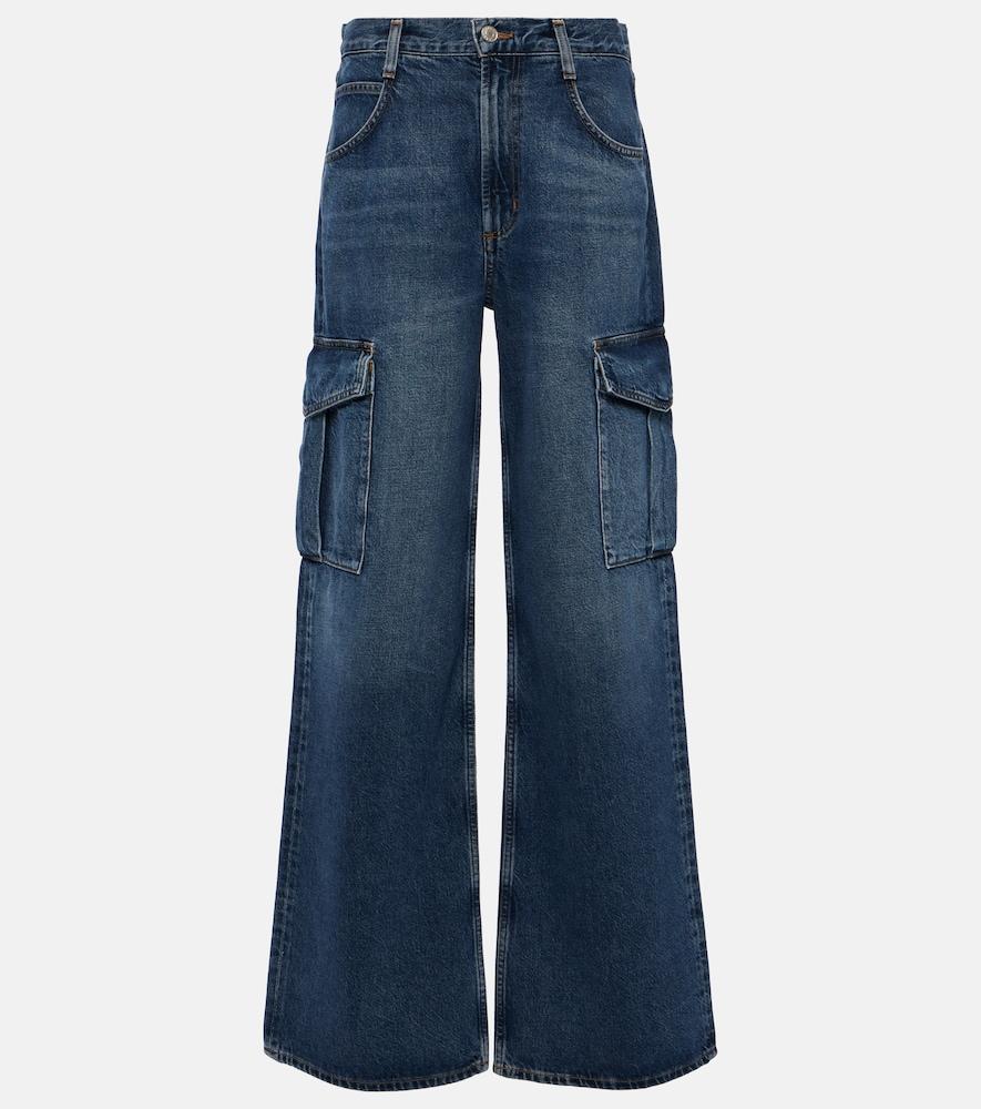 agolde minka denim cargo pants