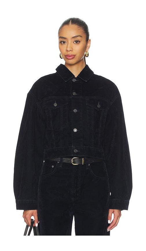 agolde radley jacket in navy. - size m (also in xl, xs)