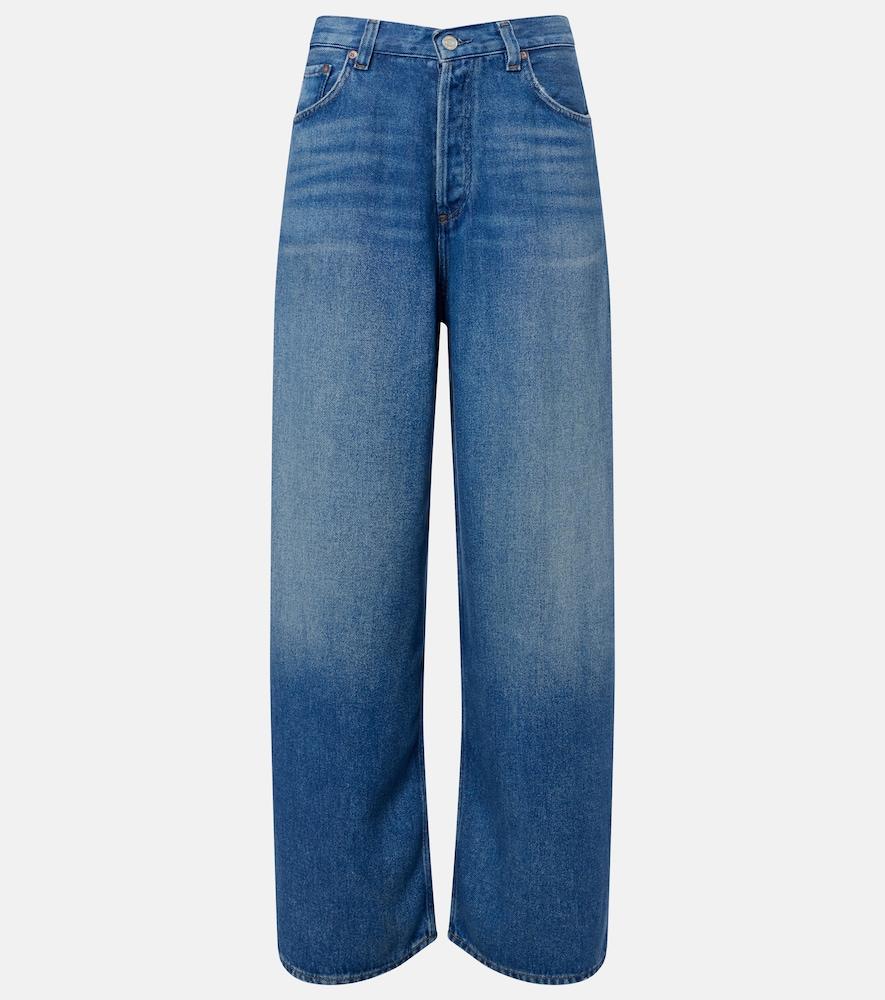 agolde rounded baggy wide-leg jeans