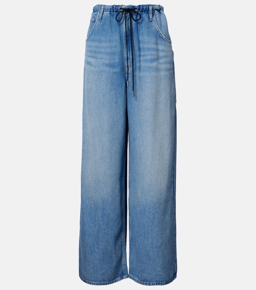 agolde shaw wide-leg jeans