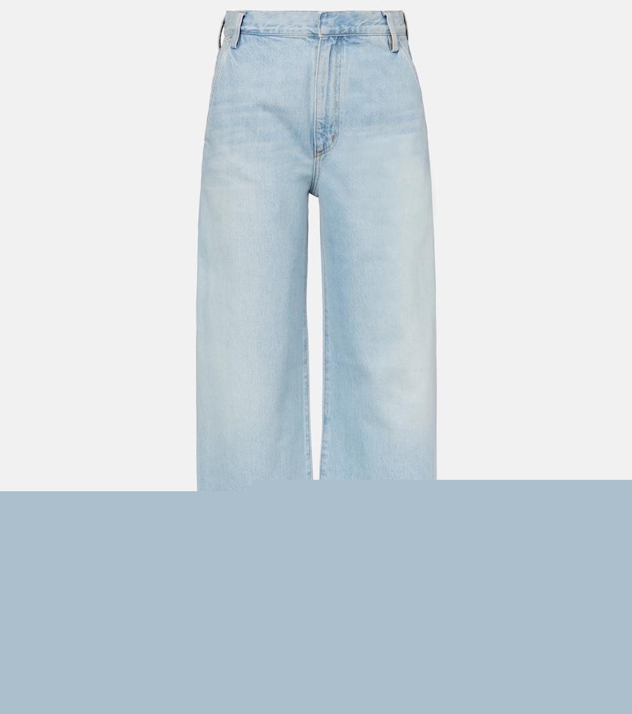 agolde shona high-rise wide-leg jeans