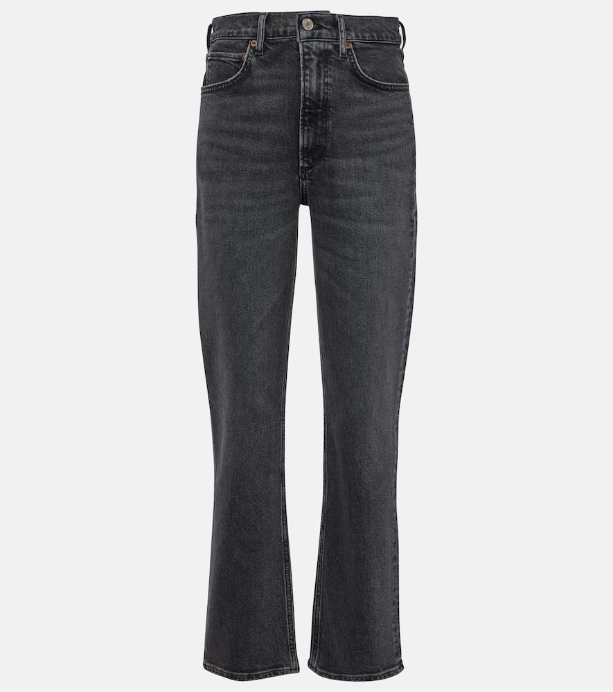 agolde stovepipe high-rise slim jeans