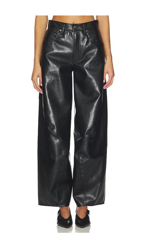 agolde twist wide leg in black. - size 23 (also in 24, 25, 26, 27, 28)
