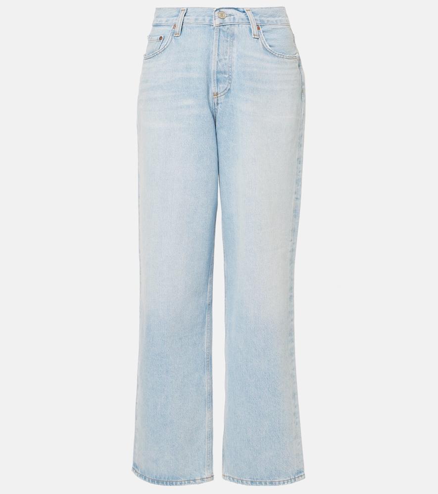 agolde v-waist baggy straight jeans