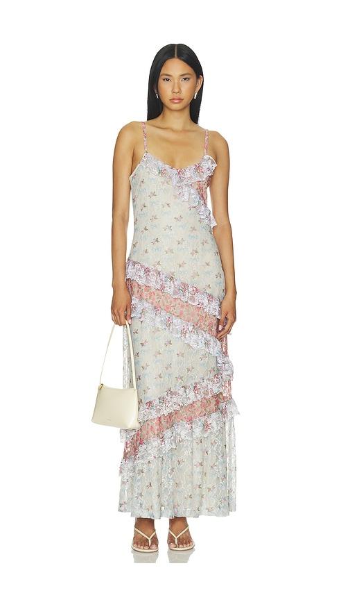 agua bendita alana cherish dress in pink. - size l (also in s, m)