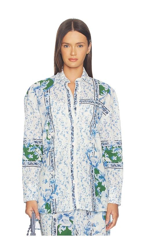 agua bendita anastasia ivy top in multi. - size m-l (also in xs-s)