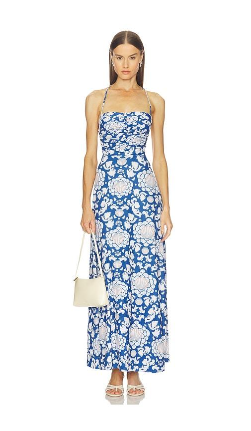 agua bendita arista dress in blue. - size l (also in m)