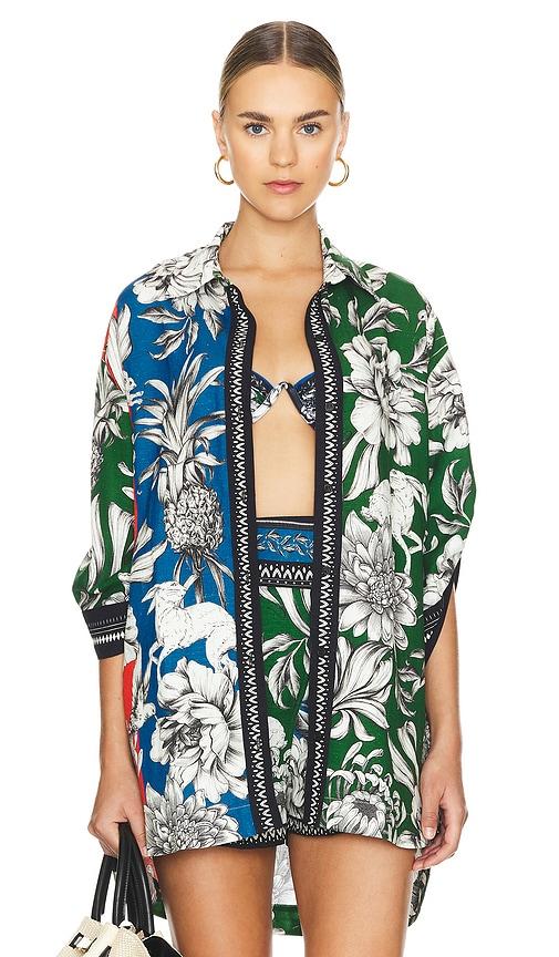 agua bendita chrissy top in multi. - size m (also in s)