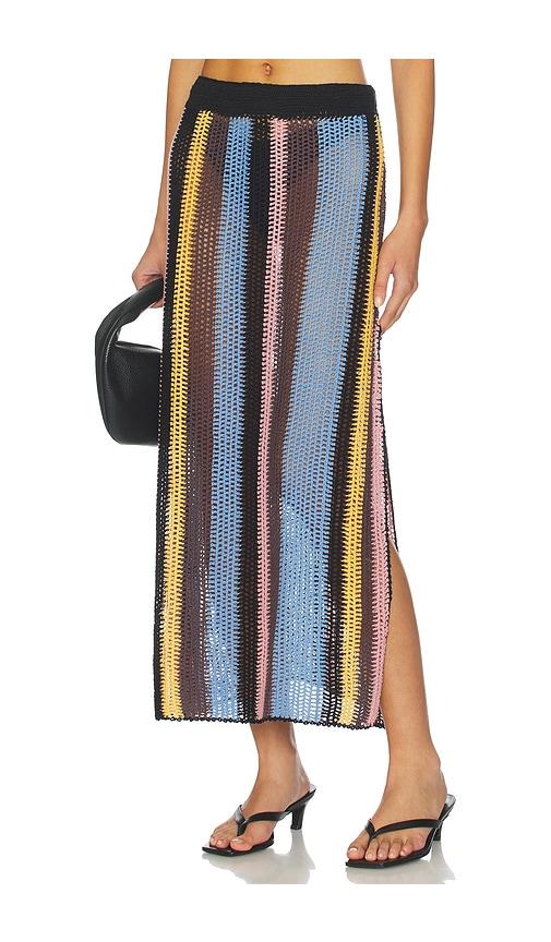 agua bendita cyprus skirt in black. - size l (also in s, m)