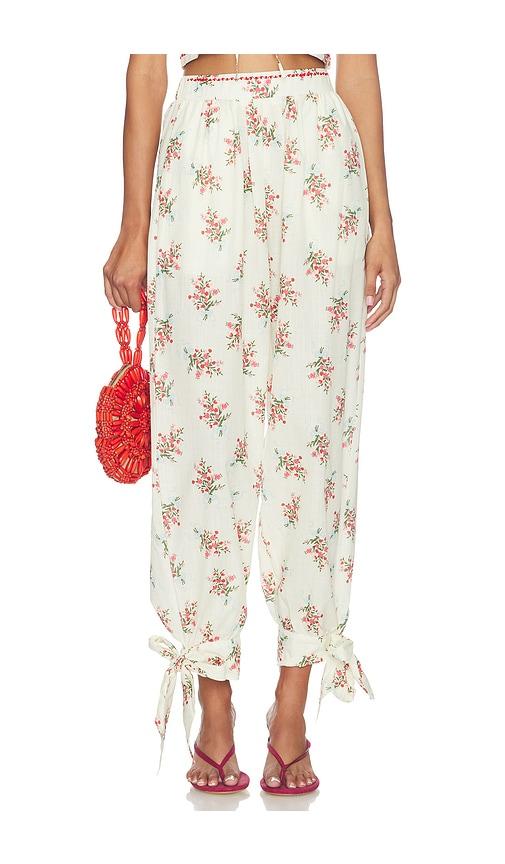 agua bendita silvia cherish pant in multi. - size l (also in m, s)