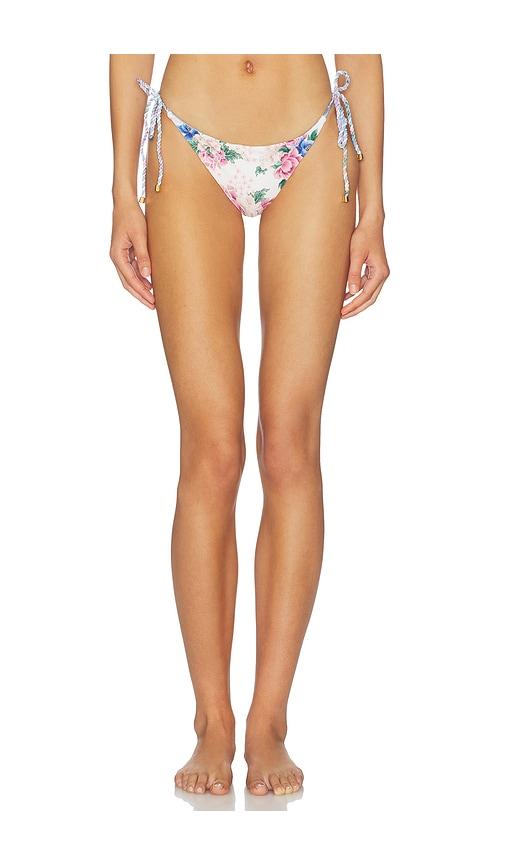 agua bendita tammy teens ivy bikini bottom in white. - size l (also in s, m)