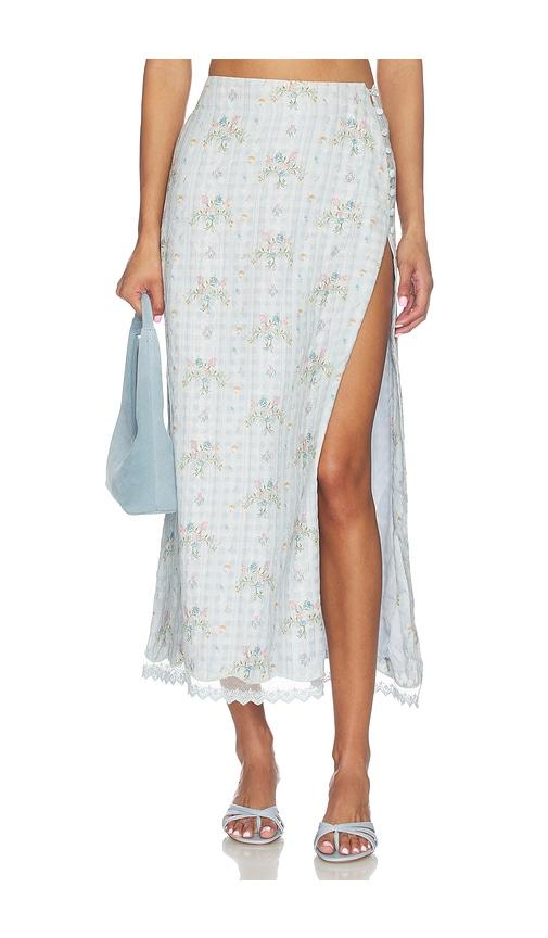 agua bendita tove bleu skirt in blue. - size m (also in s)